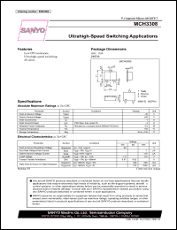 datasheet for MCH3308 by SANYO Electric Co., Ltd.