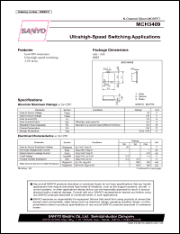 datasheet for MCH3409 by SANYO Electric Co., Ltd.