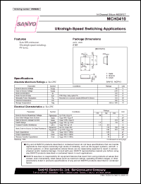 datasheet for MCH3410 by SANYO Electric Co., Ltd.