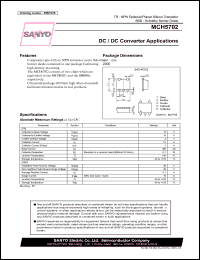 datasheet for MCH5702 by SANYO Electric Co., Ltd.