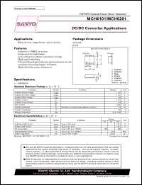 datasheet for MCH6101 by SANYO Electric Co., Ltd.
