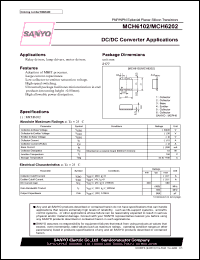 datasheet for MCH6102 by SANYO Electric Co., Ltd.