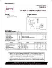 datasheet for MCH6302 by SANYO Electric Co., Ltd.