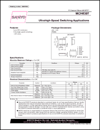 datasheet for MCH6307 by SANYO Electric Co., Ltd.