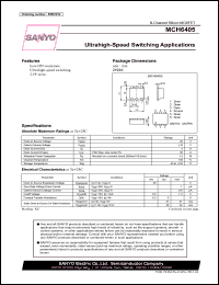 datasheet for MCH6405 by SANYO Electric Co., Ltd.
