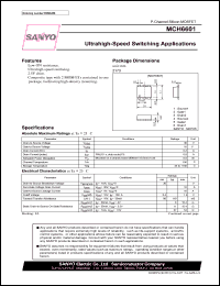 datasheet for MCH6601 by SANYO Electric Co., Ltd.