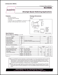 datasheet for MCH6609 by SANYO Electric Co., Ltd.