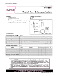 datasheet for MCH6611 by SANYO Electric Co., Ltd.