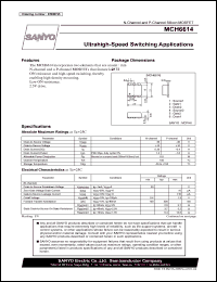 datasheet for MCH6614 by SANYO Electric Co., Ltd.