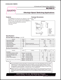 datasheet for MCH6615 by SANYO Electric Co., Ltd.