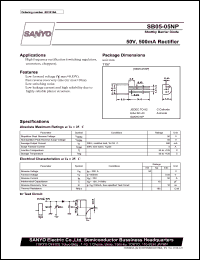 datasheet for SB05-05NP by SANYO Electric Co., Ltd.