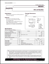 datasheet for SBE001 by SANYO Electric Co., Ltd.