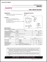 datasheet for SBE802 by SANYO Electric Co., Ltd.