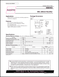 datasheet for SBE803 by SANYO Electric Co., Ltd.