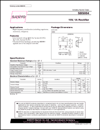 datasheet for SBS004 by SANYO Electric Co., Ltd.