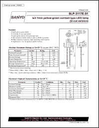 datasheet for SLP-3117E-51 by SANYO Electric Co., Ltd.