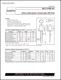 datasheet for SLP-3130C-81 by SANYO Electric Co., Ltd.