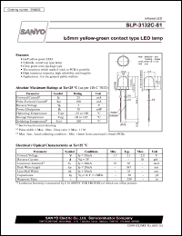 datasheet for SLP-3132C-81 by SANYO Electric Co., Ltd.