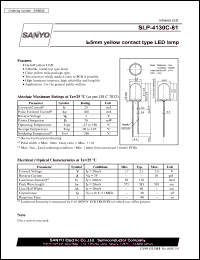 datasheet for SLP-4130C-81 by SANYO Electric Co., Ltd.