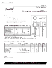datasheet for SLP-4131C-81 by SANYO Electric Co., Ltd.