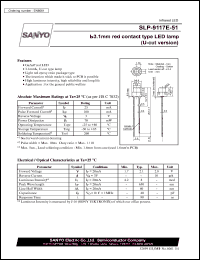 datasheet for SLP-9117E-51 by SANYO Electric Co., Ltd.