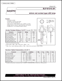 datasheet for SLP-9131C-81 by SANYO Electric Co., Ltd.