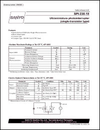 datasheet for SPI-238-18 by SANYO Electric Co., Ltd.