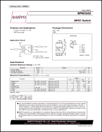 datasheet for SPM3202 by SANYO Electric Co., Ltd.