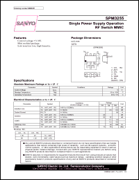 datasheet for SPM3255 by SANYO Electric Co., Ltd.