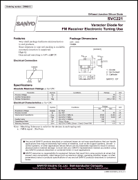 datasheet for SVC221 by SANYO Electric Co., Ltd.
