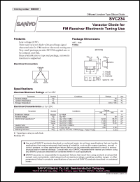 datasheet for SVC234 by SANYO Electric Co., Ltd.