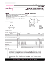 datasheet for SVC245 by SANYO Electric Co., Ltd.