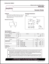 datasheet for SVC325 by SANYO Electric Co., Ltd.
