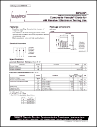 datasheet for SVC351 by SANYO Electric Co., Ltd.