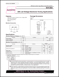 datasheet for SVC384 by SANYO Electric Co., Ltd.