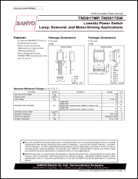 datasheet for TND017MP by SANYO Electric Co., Ltd.
