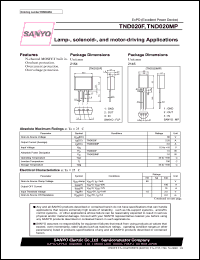 datasheet for TND020F by SANYO Electric Co., Ltd.