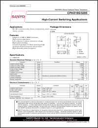 datasheet for CPH3105 by SANYO Electric Co., Ltd.