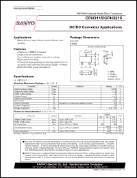 datasheet for CPH3115 by SANYO Electric Co., Ltd.