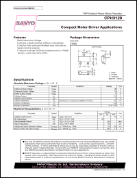 datasheet for CPH3120 by SANYO Electric Co., Ltd.