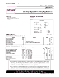 datasheet for CPH3305 by SANYO Electric Co., Ltd.