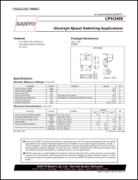 datasheet for CPH3408 by SANYO Electric Co., Ltd.