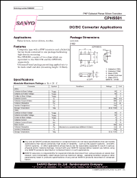 datasheet for CPH5501 by SANYO Electric Co., Ltd.