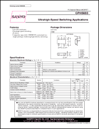datasheet for CPH5603 by SANYO Electric Co., Ltd.