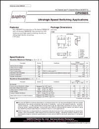 datasheet for CPH5605 by SANYO Electric Co., Ltd.