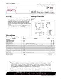 datasheet for CPH5801 by SANYO Electric Co., Ltd.
