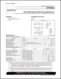 datasheet for CPH6402 by SANYO Electric Co., Ltd.