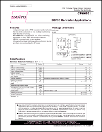 datasheet for CPH6701 by SANYO Electric Co., Ltd.