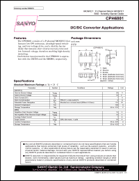 datasheet for CPH6801 by SANYO Electric Co., Ltd.