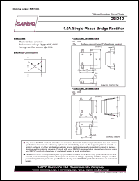 datasheet for DBD10G by SANYO Electric Co., Ltd.